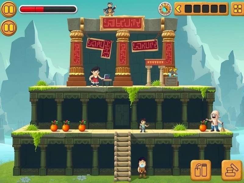 Ancient Temple Explorer Gameplay Screenshot